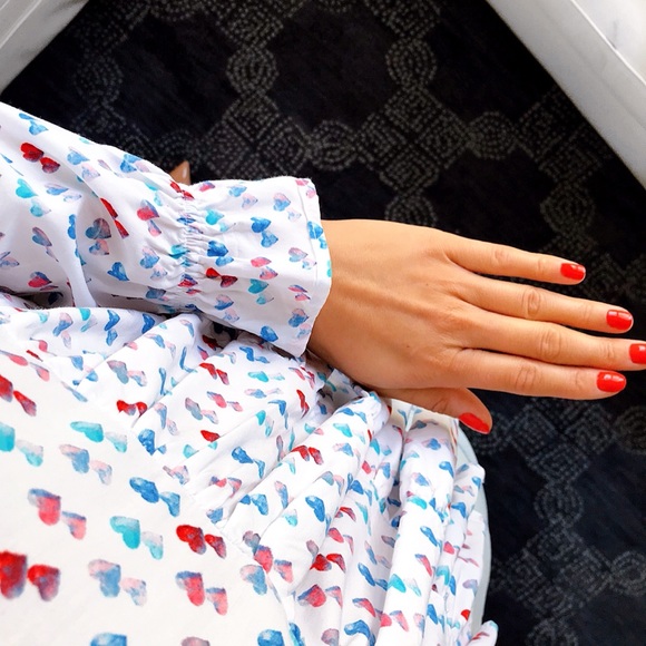 ❤️ JANE AND DELANCEY HEART RUFFLE LONG SLEEVE TOP! - Picture 8 of 12